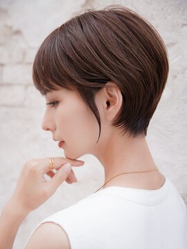 カライングドゥ(ing deux) ショートカット×ひし形ショートボブ×前髪あり20代30代40代 s03