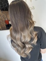 ラビスモア(Lovis moa)&nbsp;切りっぱなしボブ/エアリーロング/ピンクブラウン/美髪のススメ