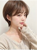 大人可愛い小顔前下がりボブ×ナチュラルボブ×ミニボブ20代30代