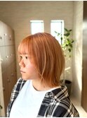 派手ナチュラルオレンジカラー