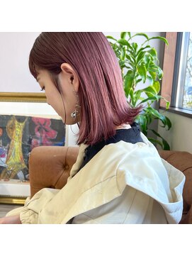 エムサロン(emu salon) ボブ＋カシスカラー