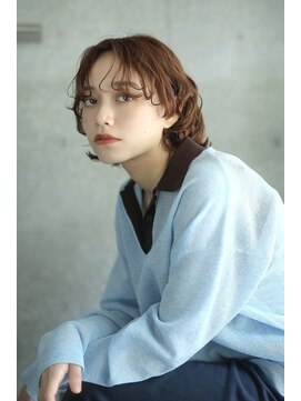 マグノリア(MAGNOLIA) ワイドバングのボブパーマ・・YOSHIBA