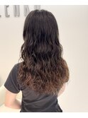 デジタルパーマロングパーマコテ巻き風パーマくるくるパーマ