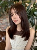 【mohawk中目黒】ロングレイヤー×ココアブラウン