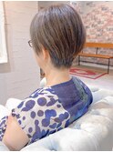 札幌ショートヘア☆ナチュラルハイライト×丸みショート