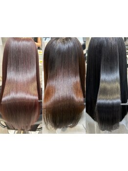 伸ばすだけじゃない！ナチュラル×しっかりキレイが続く縮毛矯正で憧れのサラふわ髪をお届け♪#ボブ