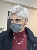 ホワイトカラー ブリーチ ホワイトブリーチ メンズカラー