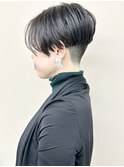 +刈り上げ女子ハンサムショート前下がりショートクール30代40代2