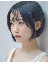 ミスグランディーヴィラス(Miss Grandee VILLAS)&nbsp;前髪ありツヤ感ブルージュショートミニボブ10代20代30代