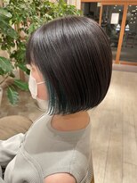 ルーム 郡山店(ROOM)&nbsp;ちらっと可愛い♪ピアスカラー×オリーブ