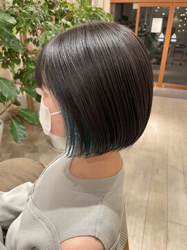 ルーム 郡山店(ROOM) ちらっと可愛い♪ピアスカラー×オリーブ