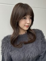 ナカイ(NAKAI)&nbsp;顔周りレイヤーカット/イメチェンヘアスタイル/韓国くびれヘア