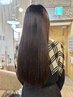 【髪質改善】カット＋超音波＋【Fiberケラチントリートメント】　￥11960→