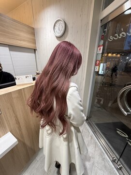 ファン(FAN) ピンクベージュ