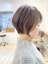 モリオ フロム ロンドン 成増店&nbsp;【morio成増 セリザワ】ショートボブ ハイライトカラー