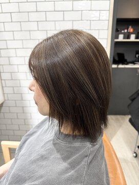 ハツ 橋本(HATSU) 白髪ぼかしハイライト◎ケラチンブローアウトTr【佐藤こうや】