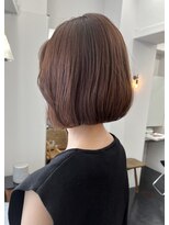 シベルバレー 横浜(sibell)&nbsp;20代30代ミニボブレイヤー丸みボブ前髪ありボブ顔周りレイヤー
