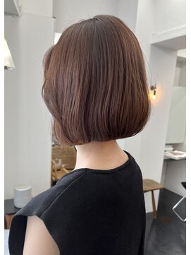シベルバレー 横浜(sibell) 20代30代ミニボブレイヤー丸みボブ前髪ありボブ顔周りレイヤー