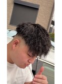 フェード　ツイスト パーマ