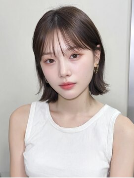 エン 稲毛(enn.) 黒髪/オリーブグレー/小顔/ココアベージュ/稲毛駅