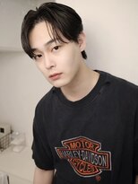 エクシア 滋賀 南草津(EXCIA)&nbsp;センターパート/ツーブロック/韓国/黒髪