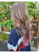 セットアップ 倉敷中庄店(SET-UP) インナーカラー/ピンク似合わせカット