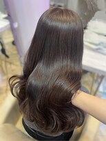 ロンド フィーユ(Lond fille)&nbsp;オリーブグレー/レイヤーカット/黒髪/マロンベージュ/銀座 ■