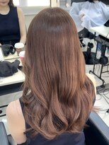 ヴェイン 渋谷(vain)&nbsp;オレンジブラウンナチュラルレイヤー中明度ブラウン