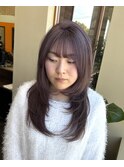ハッシュカット/レイヤーカット/ロングレイヤー