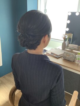美容堂 大人女性パーティーヘアメイク