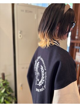 バグスドゥア(Bagus dua) 大人ガーリー毛先だけ金2.28