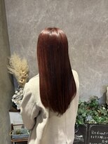 ラディアント 泉南店(Radiant)&nbsp;20代30代◎ツヤ髪レッドブラウンストレートロング