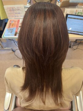 ウェーヴ 浜松小豆餅店(wave) 縮毛矯正×ヘアカラー