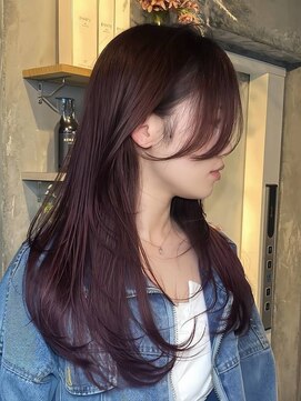 フォート(FORT) バーガンディ/レイヤーカット/バタフライレイヤー/ワインレッド