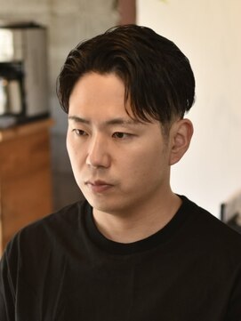 リム メンズヘア(LIM men's hair) 濡れ感6:4分けセンターパート【メンズカット/倉敷/中島/美容院】