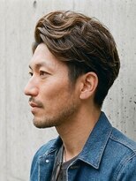 バーバーバー ナカノ(BARBER BAR NAKANO) 【40代メンズ】大人フェザーパーマ×毛流れショート