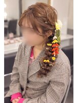 ミリー(Milly)&nbsp;和装ヘアにおすすめのサイド編み下ろし♪