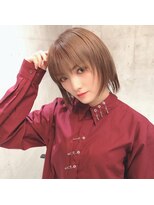 アフィーロ(ACHFILO) 岡田奈々様ハンサムショート　透明感ベージュ　前髪エクステ