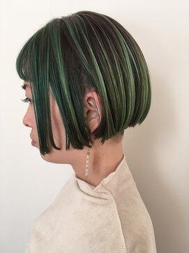 シュリープ(shleep) ワンレン刈り上げボブ