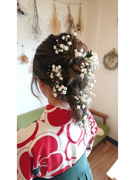 オルシアアートオブヘアー(allcia art of hair) 卒業式ヘアセット