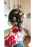 卒業式ヘアセット