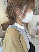 ツイギー 伊賀上ビル店(TWiGGY)&nbsp;【ハイトーンくすみベージュ】レイヤーロブ