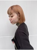 ぱつっとかっこいいボブ☆ 前髪【学割U24/インナーカラー】