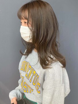 マッシュ チャヤマチ(MASHU chayamachi) オリーブベージュレイヤースタイル