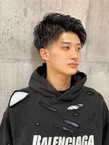 扉(GATE)&nbsp;ツーブロ爽やかニュアンスパーマ