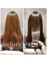 ノル(nol.) 髪質改善!TOKIOデザインストレート+Nドットカラー