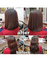 カットインタイム 柔らかサラ艶ストレート