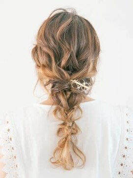 アース 三軒茶屋店(HAIR&MAKE EARTH) 三軒茶屋_レディース_コテ巻き_ヘアアレンジ_ヘアセット_小顔