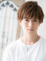 グルーミングサロン バーバー キャッスル 北浦和西口(Grooming salon Barber Castle) 西海岸風ハイトーンカラーの耳だしショートマッシュT北浦和