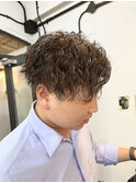 ツイストスパイラルパーマツイストパーマ刈り上げマッシュ